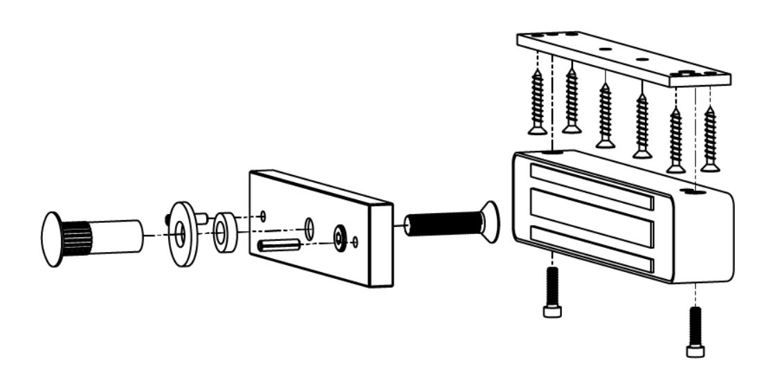 YM-180W-S Kltri sktapad mgnes szerelse